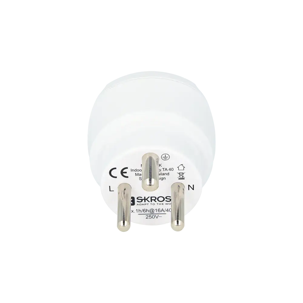 Adapter - Schuko til DK med jord